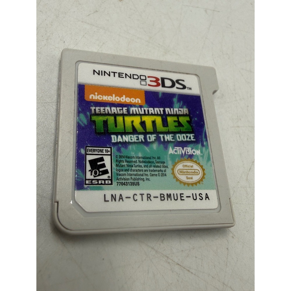 Teenage Mutant Ninja Turtles Danger of the Ooze Nintendo 3DS TMNT Activision